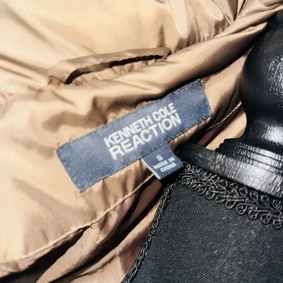 Kenneth Cole Reaction  Women's Quilted Puffer Coat - Brown - Picture 9 of 11